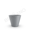 Кашпо Cone 42 Concrete Gray
