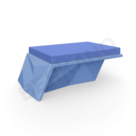 Угловой модуль Quaro с подушками Wave Blue, Navy