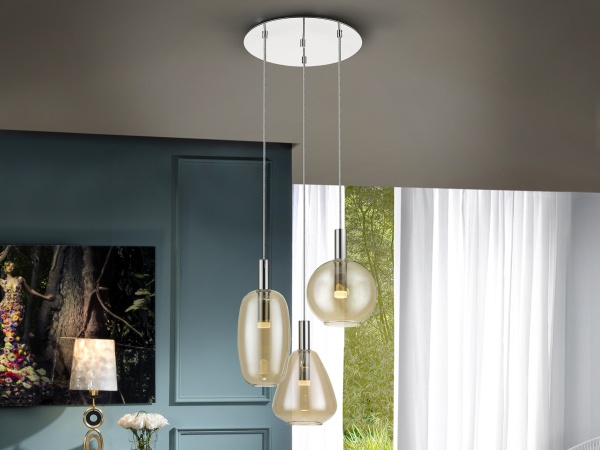 Nara Люстра 3L хром D45 от интернет-магазина IDODOM.RU