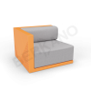 Диван угловой Fame с подушкой Orange, Gray