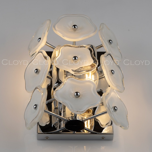 Бра Cloyd EFIOPIA W2 / выс. 28 см - хром (арт.20394) от интернет-магазина IDODOM.RU