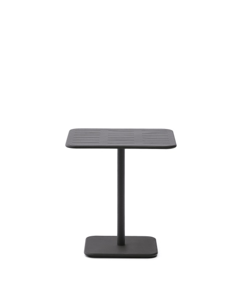 Уличный стол Brai из темно-серой оцинкованной стали 70 x 70 см от интернет-магазина IDODOM.RU