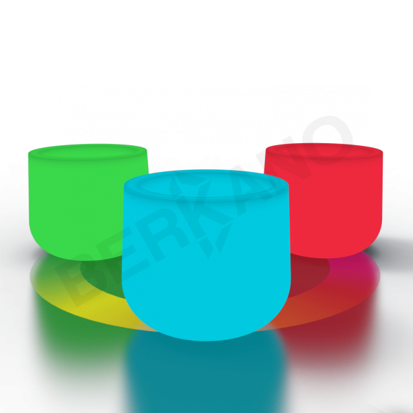 Кашпо Grace planter 45 DB Snow White RGB ACC подсветка от батареек