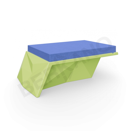 Угловой модуль Quaro с подушками Spring Green, Navy