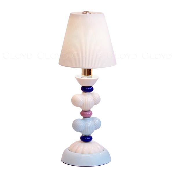 Настольная лампа Cloyd LOTTIE-E T1 - голубая керамика (арт.30036) от интернет-магазина IDODOM.RU