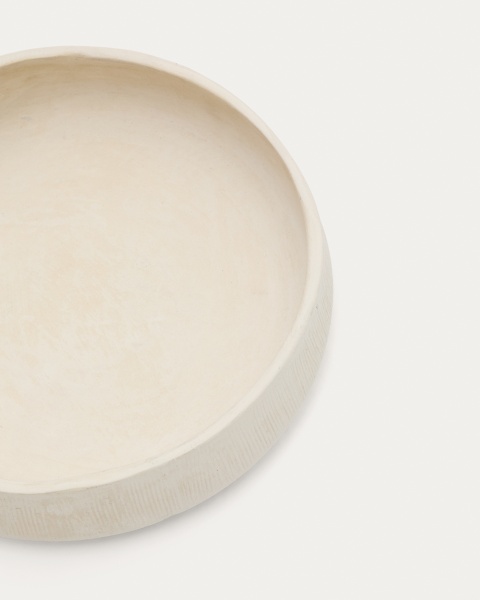 Anse Декоративный поднос белый Ø30 см от интернет-магазина IDODOM.RU