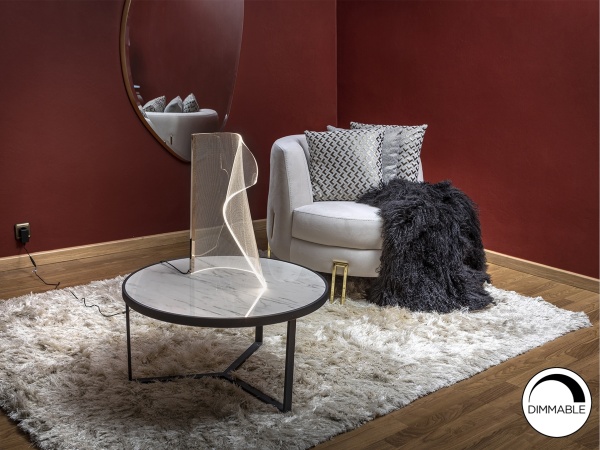 Настольная лампа Velos розовое золото от интернет-магазина IDODOM.RU