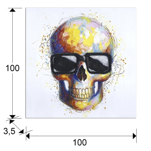 Картина Catrina 100x100 от интернет-магазина IDODOM.RU