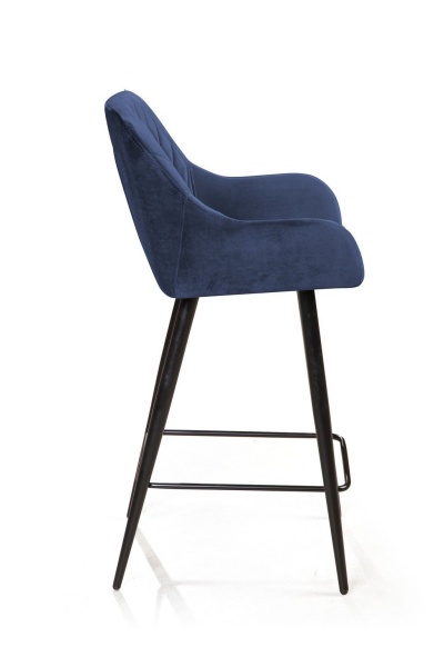 Стул полубарный Robert, бархат синий 29 от интернет-магазина IDODOM.RU