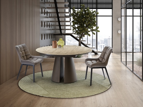 Обеденный стол Samara - травертин/коричневый от интернет-магазина IDODOM.RU