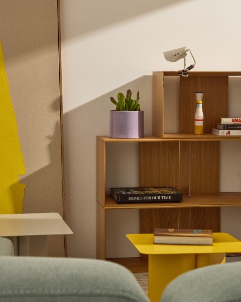 Маленькая настольная лампа Jula с зажимом из серого металла от интернет-магазина IDODOM.RU