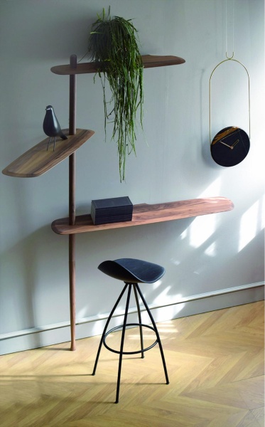 Часы настенные Colgante мрамор Sahara Noir - латунный металл от интернет-магазина IDODOM.RU