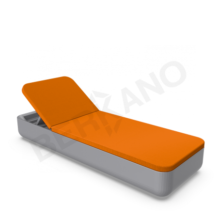 Шезлонг Grace Graphite, Orange