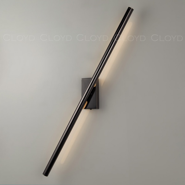 Бра Cloyd LINEAS-A W1 / выс. 60 см- 3000K - черный блестящий (арт.20453) от интернет-магазина IDODOM.RU