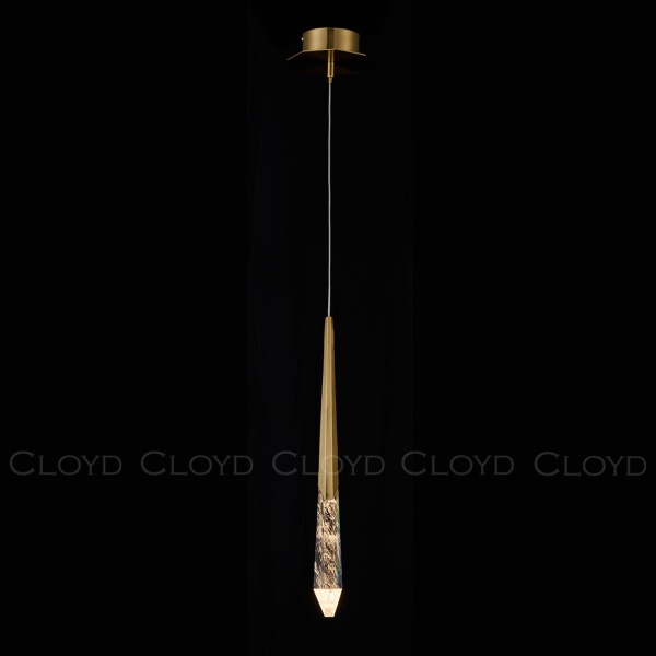 Подвесной светильник Cloyd GRENGAM P1 / Ø5 см - латунь (арт.11530) от интернет-магазина IDODOM.RU