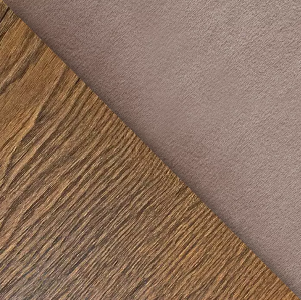 Кресло Claus, дуб натуральный, бархат, серый от интернет-магазина IDODOM.RU