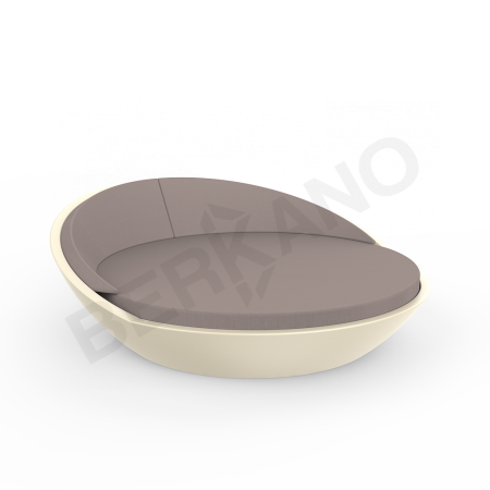 Шезлонг Riviera Bone Brown, Cappuccino