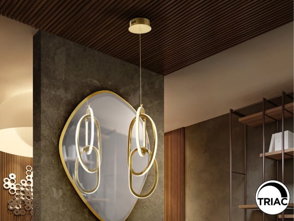 Люстра Nexo 3L золотая от интернет-магазина IDODOM.RU