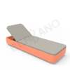 Шезлонг Grace Orange, Light grey
