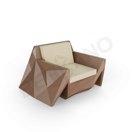 Кресло Quaro с подушками Brown, Bone Brown