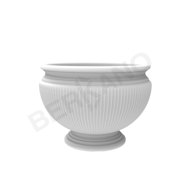 Кашпо Attica 30 белого цвета