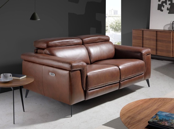 Диван 2-х местный 5319-2P-M1595 /6116 с реклайнером коричневый от интернет-магазина IDODOM.RU