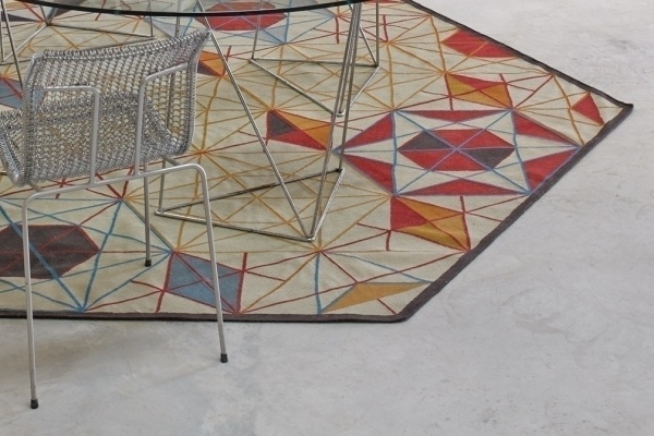 Ковер шестиугольный Hexa Orange от интернет-магазина IDODOM.RU