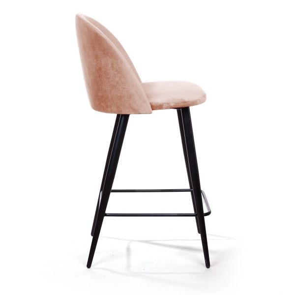 Стул полубарный Thomas, бархат бежевый 5 от интернет-магазина IDODOM.RU