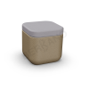 Пуф Grace цвета песчаного гранита, аксессуар серого цвета