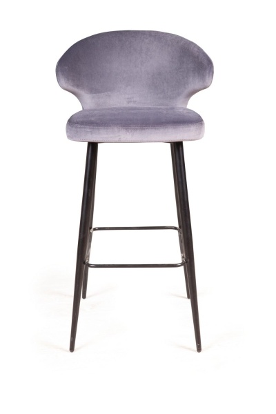 Стул барный Richard, бархат светло-серый 26 от интернет-магазина IDODOM.RU
