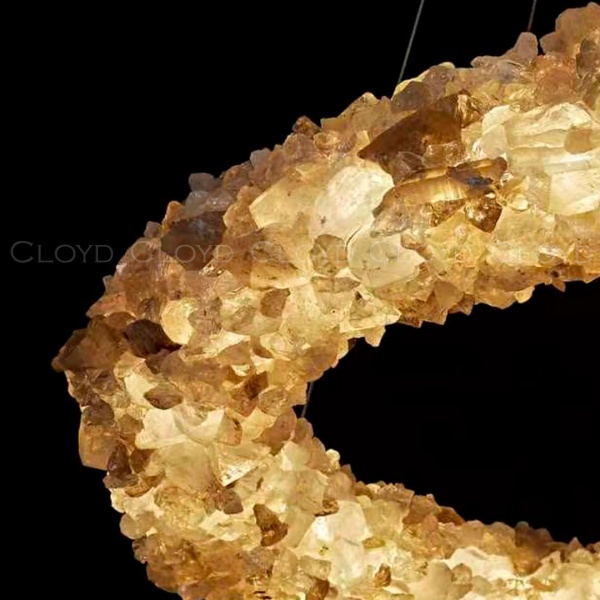 Люстра Cloyd EDEL-D C1 / Ø60 см - кварц - хром (арт.12570) от интернет-магазина IDODOM.RU