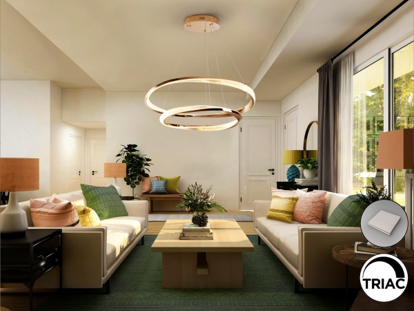 Люстра Orbitas 2L золотая от интернет-магазина IDODOM.RU