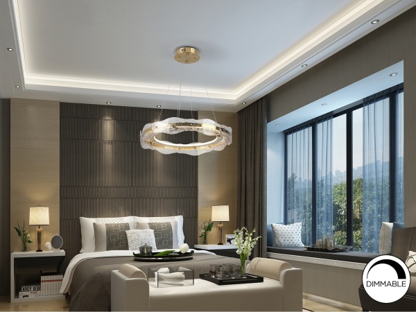 Люстра Lira Ø60 золотая от интернет-магазина IDODOM.RU