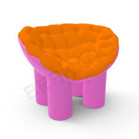 Кресло SLON Royal Purple, Orange