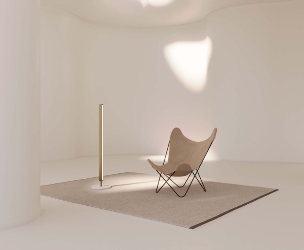 Торшер Niro золотой / белый мрамор от интернет-магазина IDODOM.RU