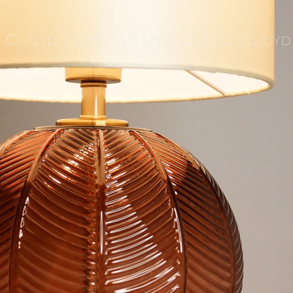 Настольная лампа Cloyd ARBUSS T1 / выс. 61 см - латунь - коричнев. стекло (арт.30119) от интернет-магазина IDODOM.RU