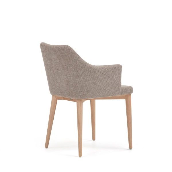 Стул Croft из коричневой синели с ножками из массива ясеня от интернет-магазина IDODOM.RU