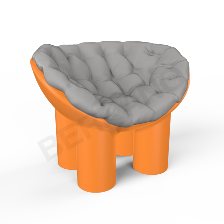 Кресло SLON Orange, Gray