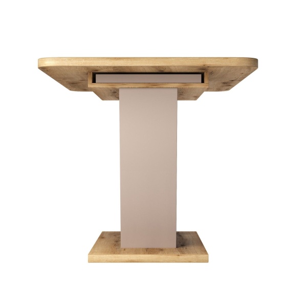 Стол обеденный Verona (120+40) дуб эвок прибрежный/глиняный серый от интернет-магазина IDODOM.RU