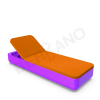 Шезлонг Grace Deep Violet, Orange