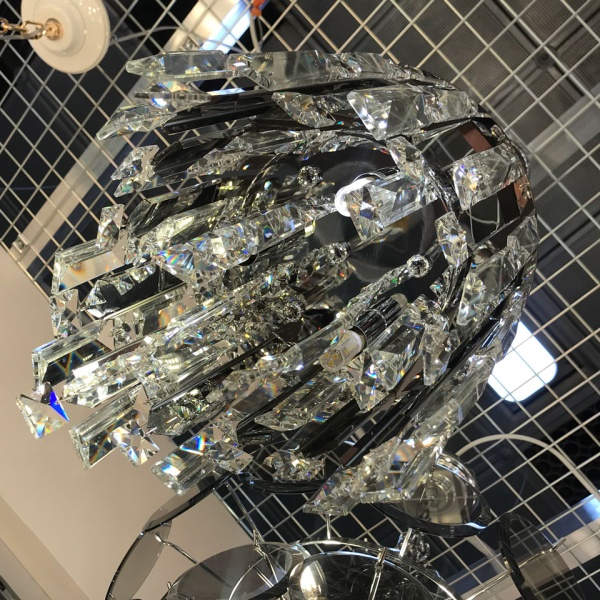 Подвесной светильник Cloyd ALCATRAZ-A P3 / Ø23 см - хром (арт.10601) от интернет-магазина IDODOM.RU