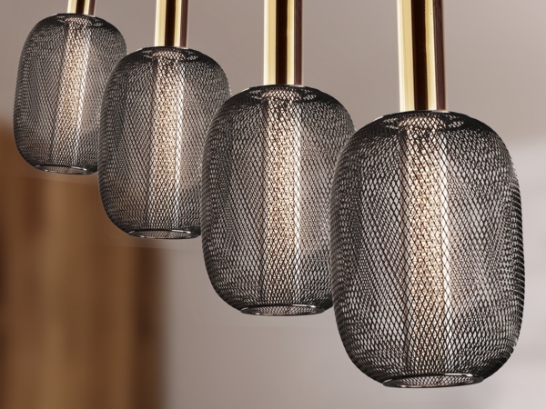 Подвесной светильник Micron 4L золотой/черный от интернет-магазина IDODOM.RU