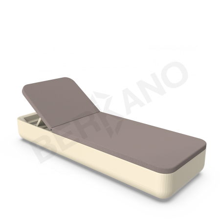 Шезлонг Grace Bone Brown, Cappuccino