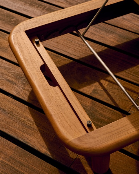 Шезлонг Turqueta из массива тикового дерева от интернет-магазина IDODOM.RU