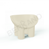 Кресло SLON Kids Bone коричневого цвета