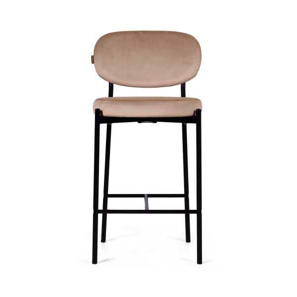 Стул полубарный Mason, бархат бежевый 5 от интернет-магазина IDODOM.RU