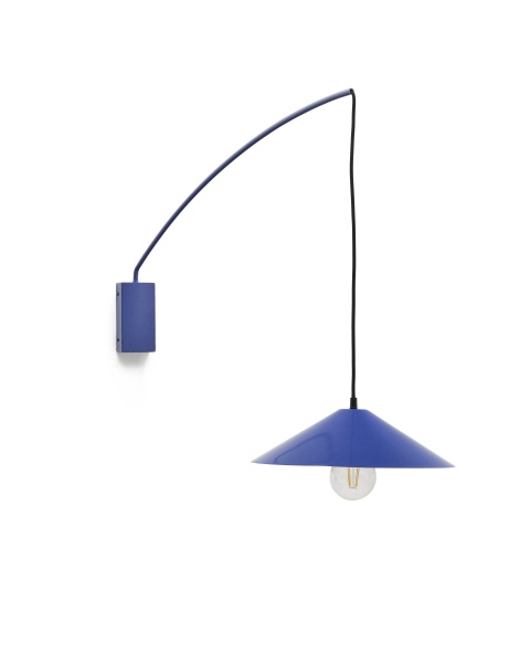 Настенный светильник Kally с отделкой синего цвета от интернет-магазина IDODOM.RU