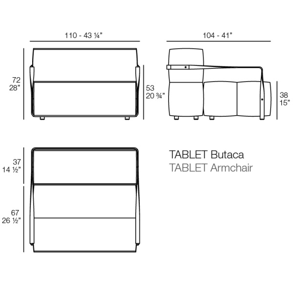 Кресло Tablet от интернет-магазина IDODOM.RU