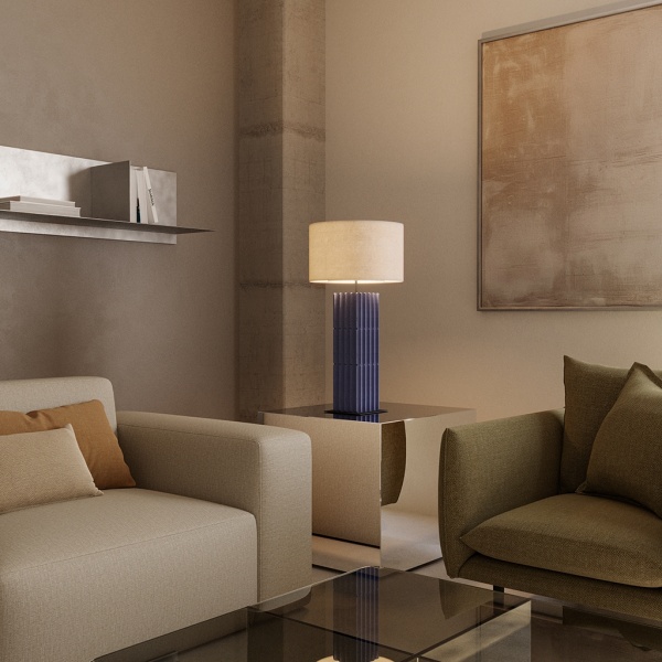 Настольная лампа Pire NAC 140/3 S Matt black с абажуром 801021/41 от интернет-магазина IDODOM.RU