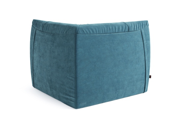 Диван ДеИтали™️ угловой - Эконом микровелюр